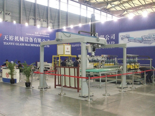 Китай Навалочная машина алюминиевой рукоятки подъема профиля стеклянная для прокатанного стекла поставщик