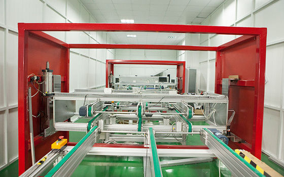Китай Машина собрания панели солнечных батарей модулей ПВ оборачиваемость 180 градусов испытывая Конвер поставщик